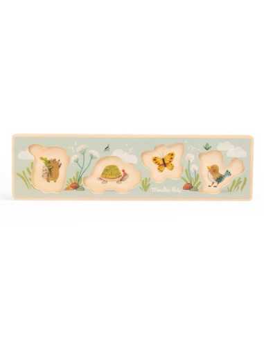 Puzzle encastrable 4 animaux Trois... Puzzle encastrable 4 animaux Trois...