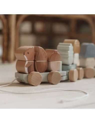 Train à blocs écureuil Forest Friends... Train à blocs écureuil Forest Friends...