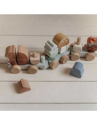 Train à blocs écureuil Forest Friends... Train à blocs écureuil Forest Friends...