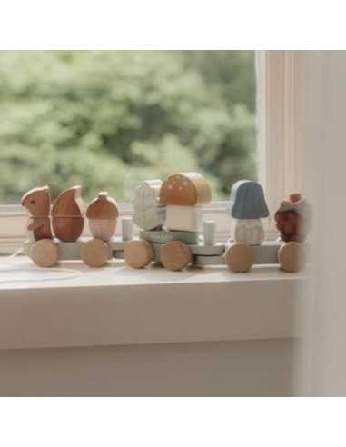 Train à blocs écureuil Forest Friends... Train à blocs écureuil Forest Friends...