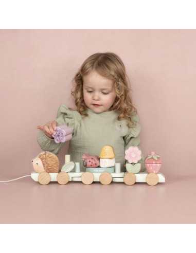 Train à blocs hérisson Fairy Garden -... Train à blocs hérisson Fairy Garden -...