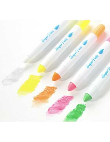 Crayons de cire lavables Néon - Super... Crayons de cire lavables Néon - Super...