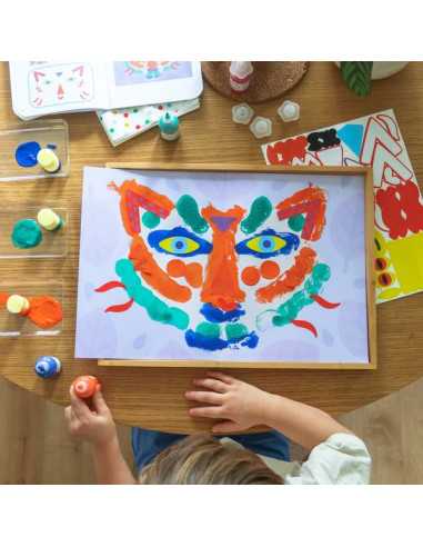 Peinture en symétrie À caresser - Djeco Peinture en symétrie À caresser - Djeco