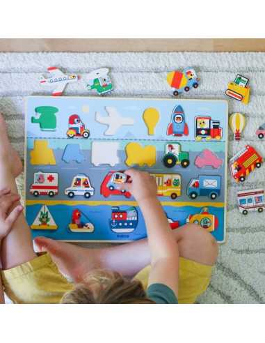 Puzzlo Vroom - Djeco Puzzlo Vroom - Djeco