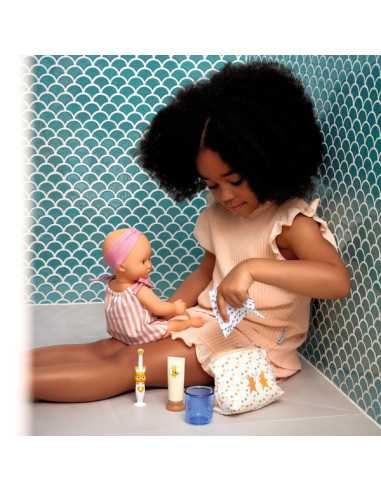 Poupée pour le bain fille Prune Pomea... Poupée pour le bain fille Prune Pomea...