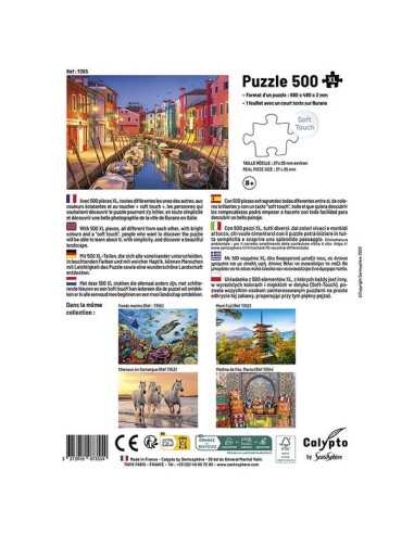 Puzzle Burano Italie 500 pièces XL -... Puzzle Burano Italie 500 pièces XL -...