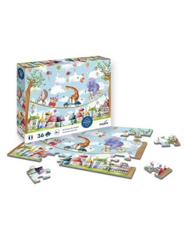 Puzzle Animaux acrobates 36 pièces -... Puzzle Animaux acrobates 36 pièces -...