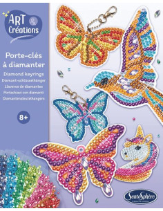 Porte-clés à diamanter -...