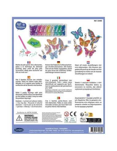 Porte-clés à diamanter - Sentosphère Porte-clés à diamanter - Sentosphère