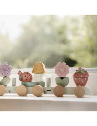 Train à blocs hérisson Fairy Garden -... Train à blocs hérisson Fairy Garden -...