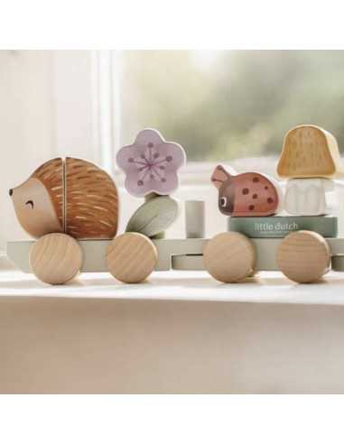 Train à blocs hérisson Fairy Garden -... Train à blocs hérisson Fairy Garden -...