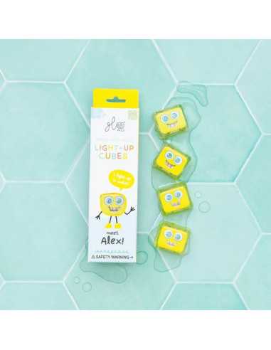 Cubes lumineux jaunes Alex - Glo Pals Cubes lumineux jaunes Alex - Glo Pals