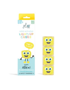 Cubes lumineux jaunes Alex...