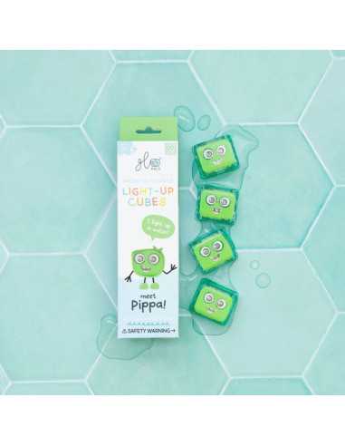 Cubes lumineux verts Pippa - Glo Pals Cubes lumineux verts Pippa - Glo Pals
