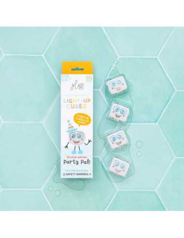 Cubes lumineux blancs Party Pal - Glo... Cubes lumineux blancs Party Pal - Glo...