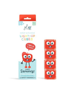 Cubes lumineux rouges Sammy...
