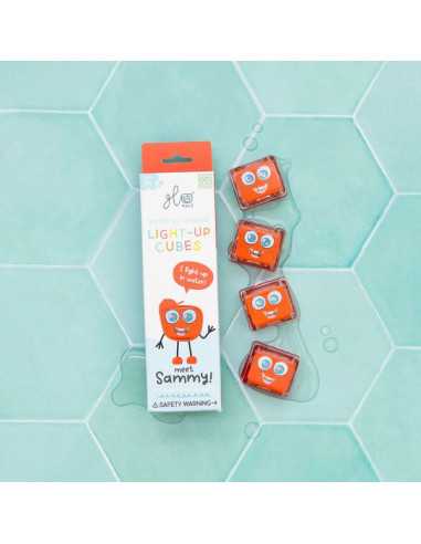 Cubes lumineux rouges Sammy - Glo Pals Cubes lumineux rouges Sammy - Glo Pals