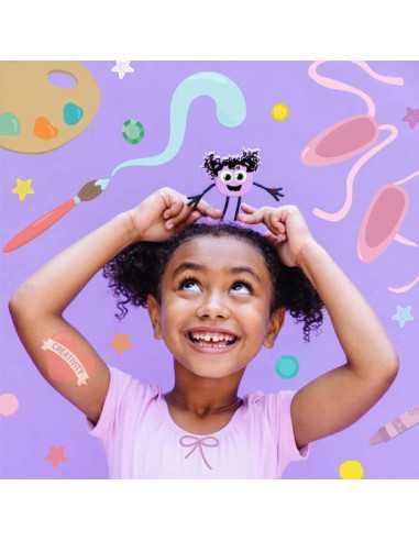 Coffret Personnage violet Lila - Glo... Coffret Personnage violet Lila - Glo...