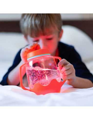 Bocal de jeu sensoriel corail - Glo Pals Bocal de jeu sensoriel corail - Glo Pals