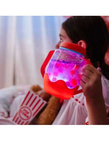 Bocal de jeu sensoriel corail - Glo Pals Bocal de jeu sensoriel corail - Glo Pals