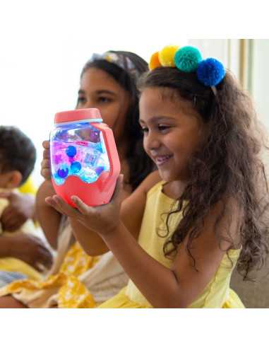 Bocal de jeu sensoriel corail - Glo Pals Bocal de jeu sensoriel corail - Glo Pals