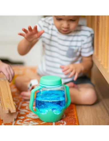 Bocal de jeu sensoriel vert - Glo Pals Bocal de jeu sensoriel vert - Glo Pals
