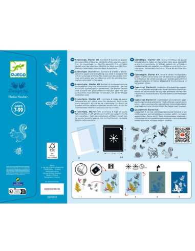 Cyanotype Kit de démarrage - Djeco Cyanotype Kit de démarrage - Djeco