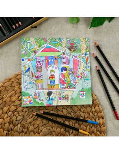 Coloriages petites portes Les cabanes... Coloriages petites portes Les cabanes...