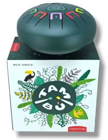 Handpan 11 notes vert mat Jungle Tambu Handpan 11 notes vert mat Jungle Tambu