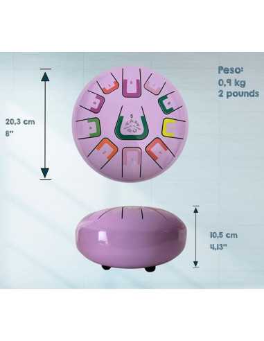 Handpan 11 notes violet Lavande Tambu Handpan 11 notes violet Lavande Tambu