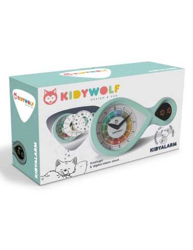Réveil Kidyalarm vert - Kidywolf Réveil Kidyalarm vert - Kidywolf