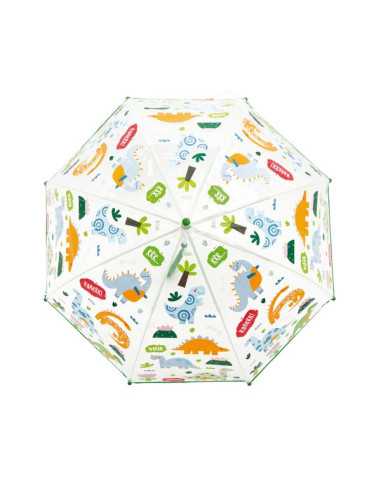 Parapluie dinosaures transparent et... Parapluie dinosaures transparent et...