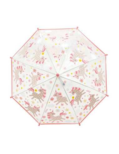 Parapluie licornes transparent et... Parapluie licornes transparent et...