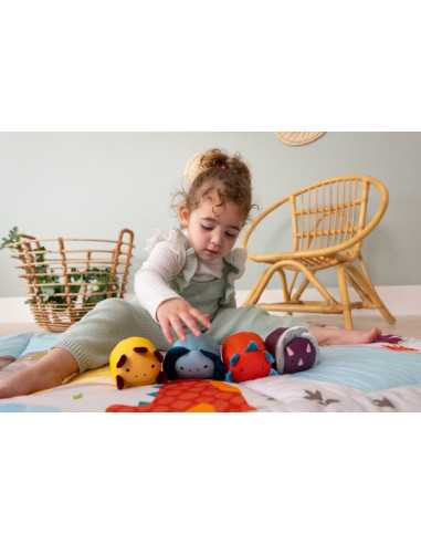 Set de 4 balles doudous Les Amis... Set de 4 balles doudous Les Amis...