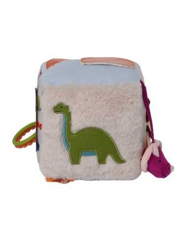 Cube d'activités en tissu Les Amis... Cube d'activités en tissu Les Amis...