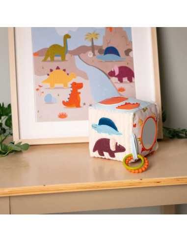 Cube d'activités en tissu Les Amis... Cube d'activités en tissu Les Amis...