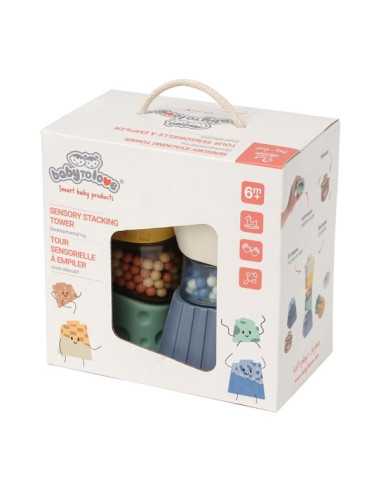 Tour sensorielle à empiler - BabyToLove Tour sensorielle à empiler - BabyToLove