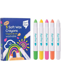 Crayons de cire lavables...