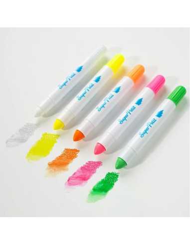 Crayons de cire lavables Néon - Super... Crayons de cire lavables Néon - Super...