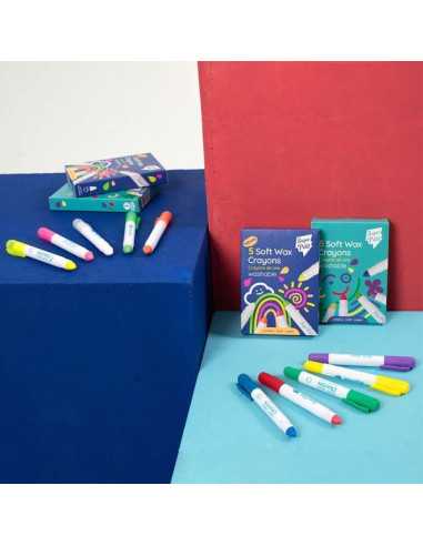 Crayons de cire lavables Néon - Super... Crayons de cire lavables Néon - Super...