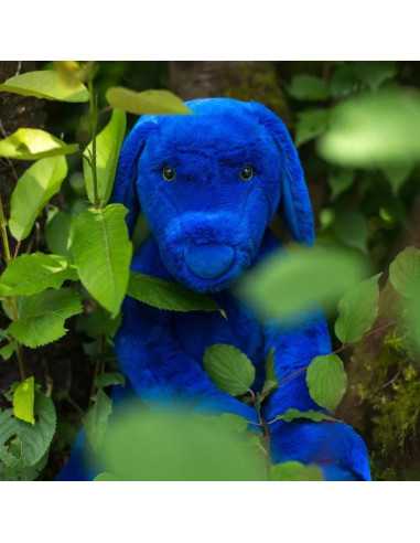 Peluche Chien bleu Ecole des loisirs... Peluche Chien bleu Ecole des loisirs...