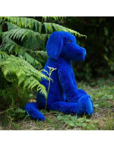 Peluche Chien bleu Ecole des loisirs... Peluche Chien bleu Ecole des loisirs...