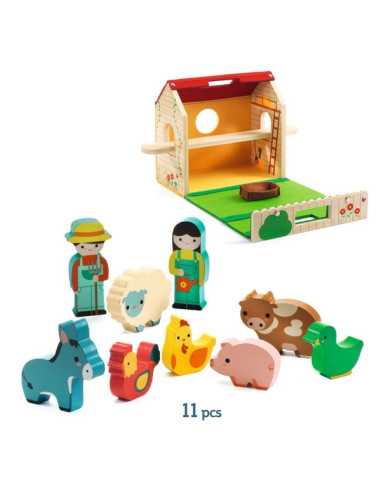 Ma première ferme Softi-Farm - Djeco Ma première ferme Softi-Farm - Djeco