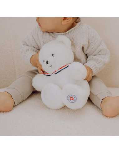 Peluche petit ours blanc L'ours... Peluche petit ours blanc L'ours...