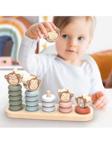 Empilable Monkey family - Speedy Monkey Empilable Monkey family - Speedy Monkey