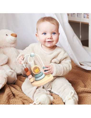 Labyrinthe de perles en bois lion -... Labyrinthe de perles en bois lion -...