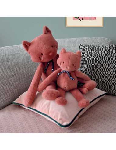 Peluche Chat Méloé 37 cm rose -... Peluche Chat Méloé 37 cm rose -...