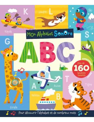 Livre mon alphabet sonore ABC - 123...