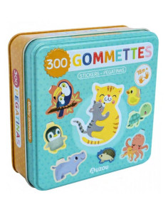 300 gommettes les bébés...