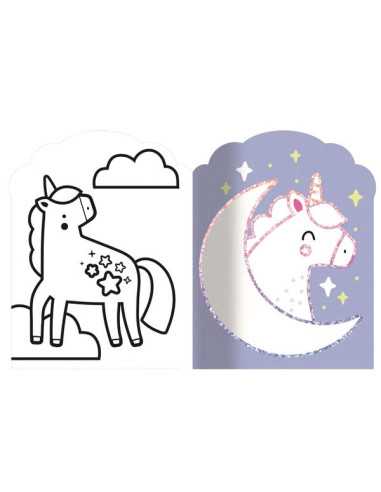 Coloriages fluos Petites licornes -... Coloriages fluos Petites licornes -...
